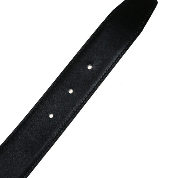 HERMES H Logo Constance Reversible Buckle Belt Leather #65 Black Brown 89YH155 - Picture 6 of 13